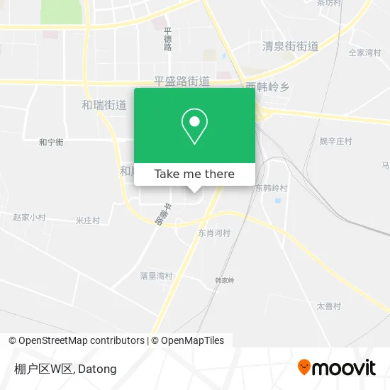 棚户区W区 map