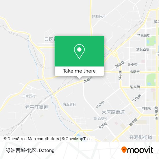 绿洲西城-北区 map