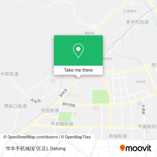 华丰手机城(矿区店) map