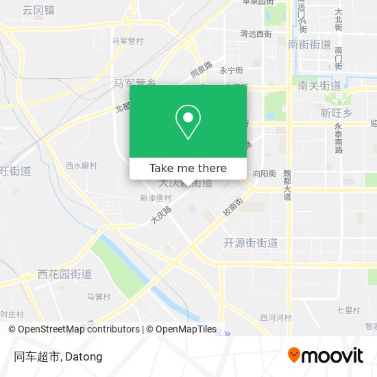 同车超市 map