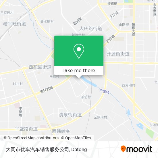 大同市优车汽车销售服务公司 map