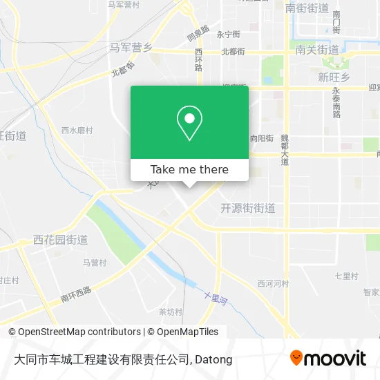 大同市车城工程建设有限责任公司 map
