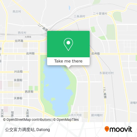 公交富力调度站 map