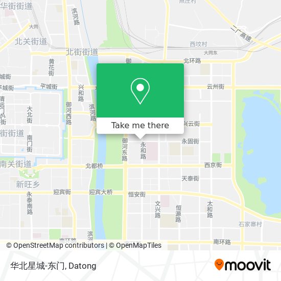 华北星城-东门 map