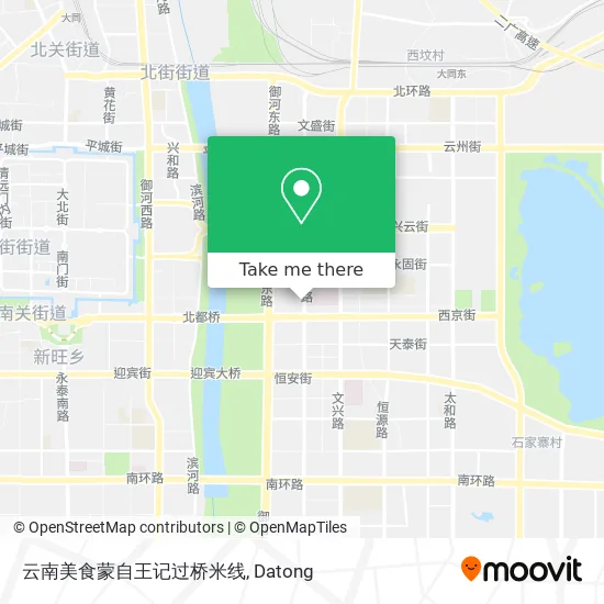云南美食蒙自王记过桥米线 map