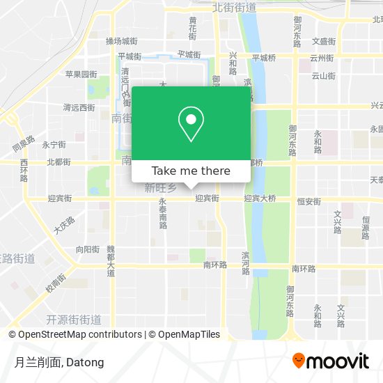 月兰削面 map