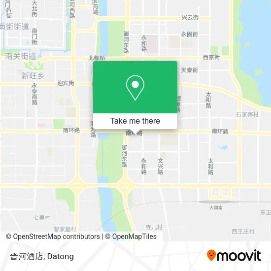 晋河酒店 map