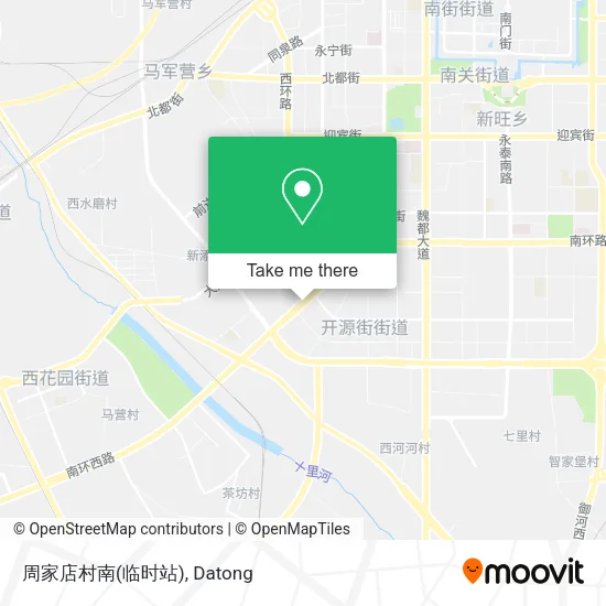 周家店村南(临时站) map
