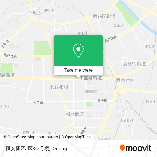 恒安新区J区-33号楼 map