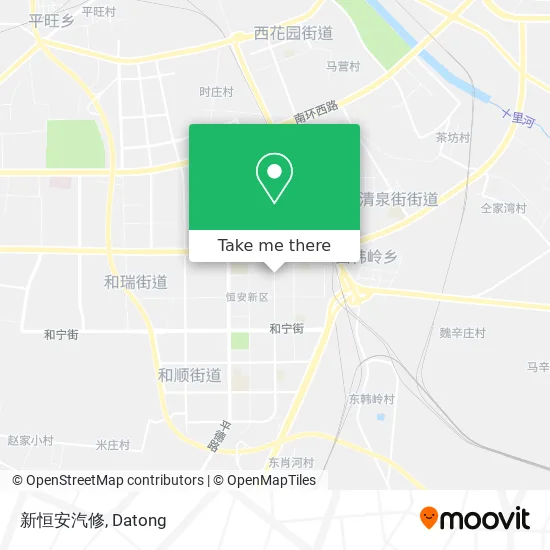 新恒安汽修 map