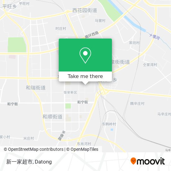 新一家超市 map