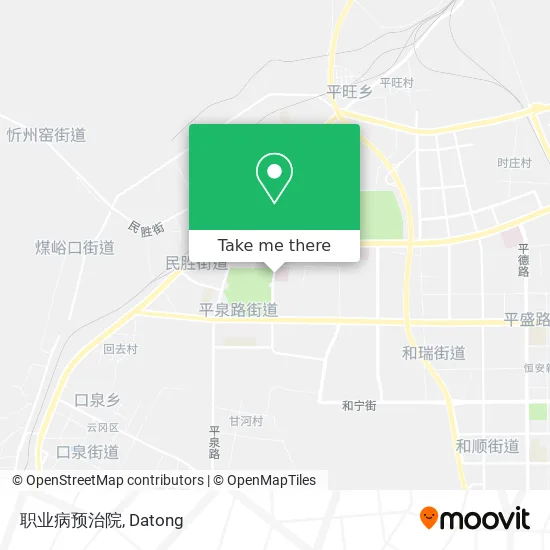 职业病预治院 map