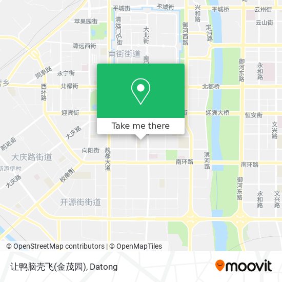 让鸭脑壳飞(金茂园) map