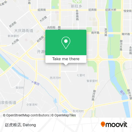 赵虎粮店 map