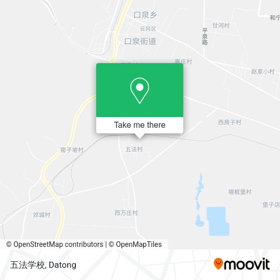 五法学校 map