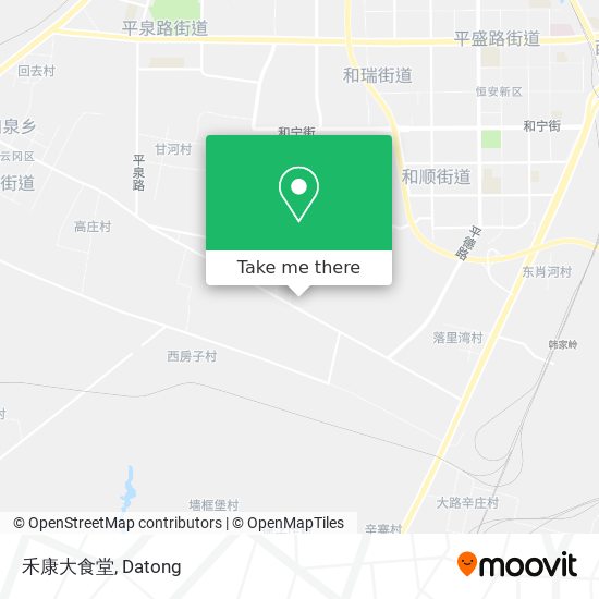 禾康大食堂 map