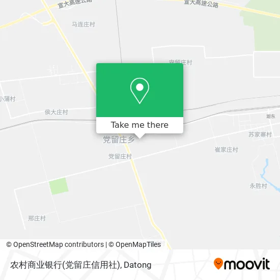 农村商业银行(党留庄信用社) map
