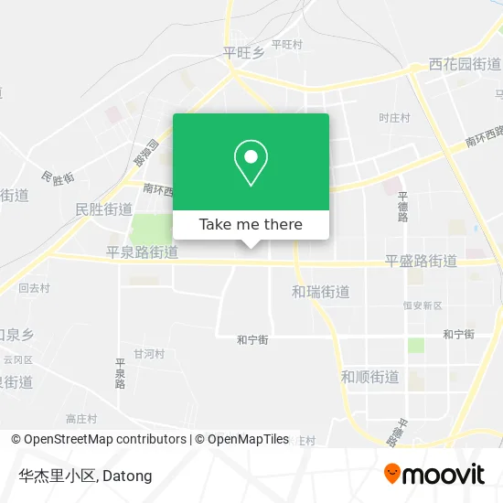 华杰里小区 map