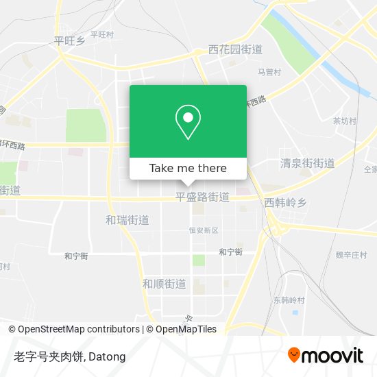 老字号夹肉饼 map