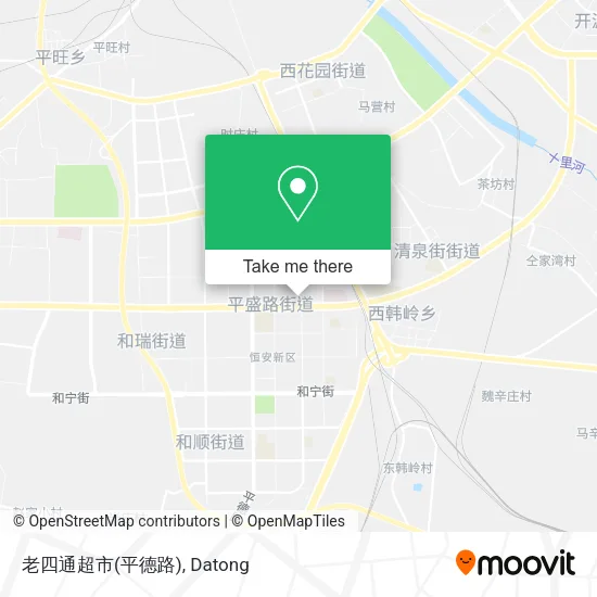 老四通超市(平德路) map