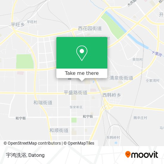 宇鸿洗浴 map
