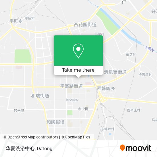 华夏洗浴中心 map