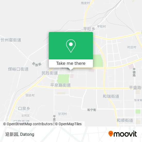 迎新园 map