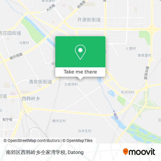 南郊区西韩岭乡仝家湾学校 map