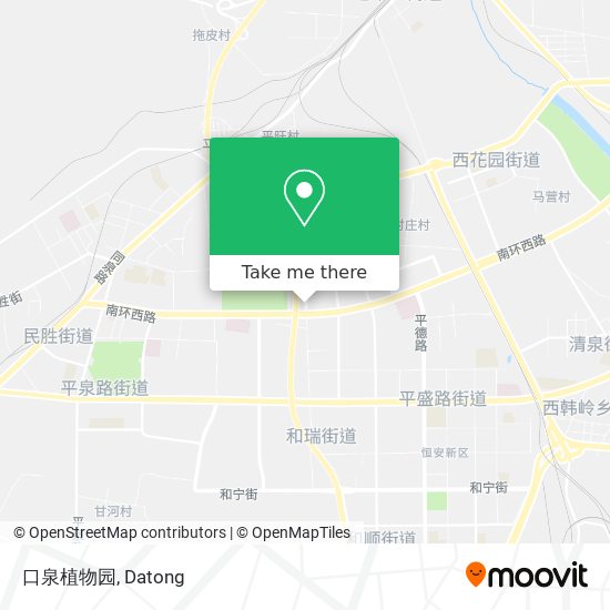 口泉植物园 map
