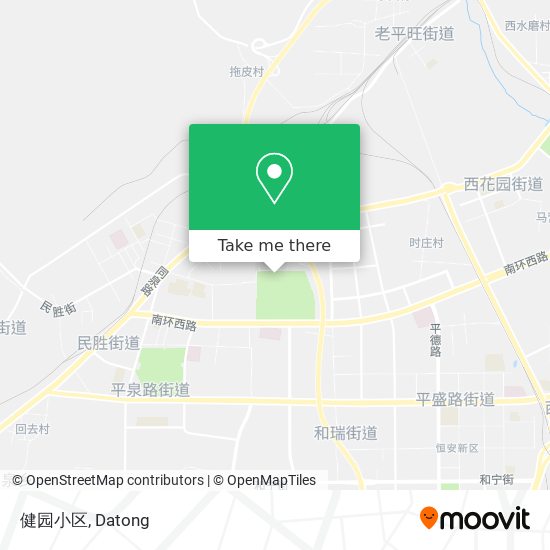 健园小区 map