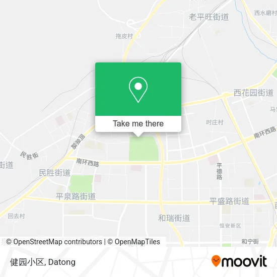 健园小区 map