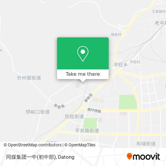 同煤集团一中(初中部) map