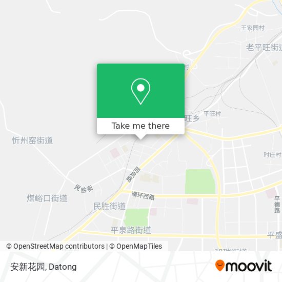 安新花园 map
