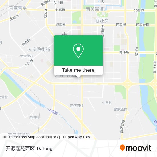 开源嘉苑西区 map