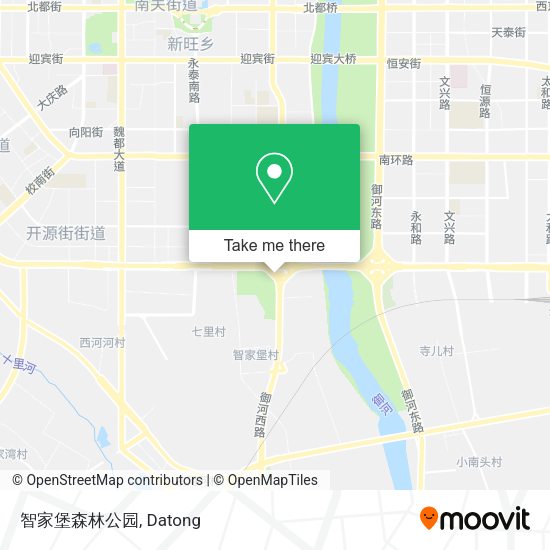 智家堡森林公园 map