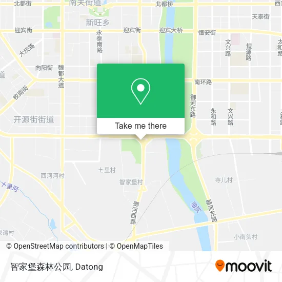 智家堡森林公园 map