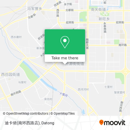 迪卡侬(南环西路店) map