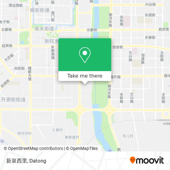 新泉西里 map