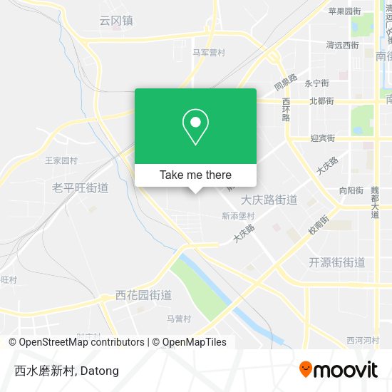 西水磨新村 map