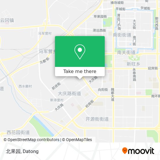 北果园 map