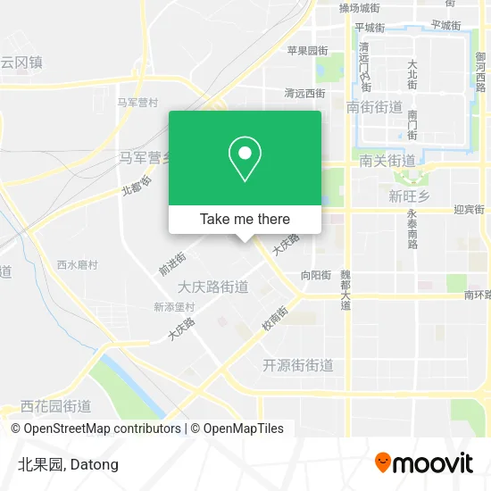 北果园 map