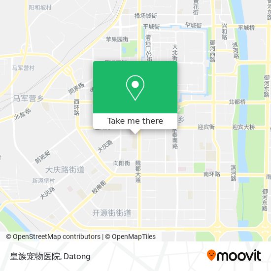 皇族宠物医院 map
