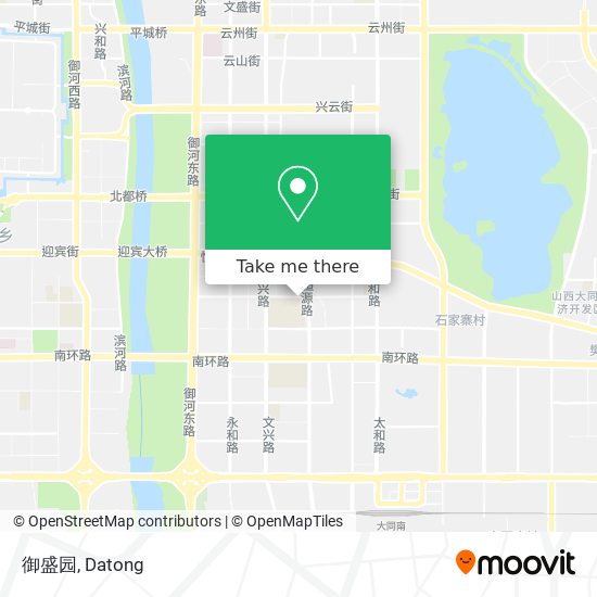 御盛园 map