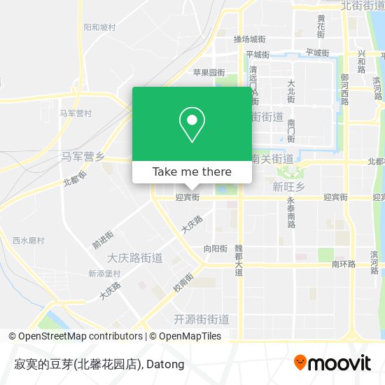 寂寞的豆芽(北馨花园店) map