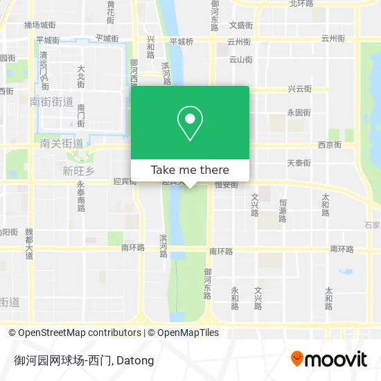 御河园网球场-西门 map