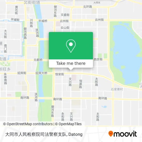 大同市人民检察院司法警察支队 map