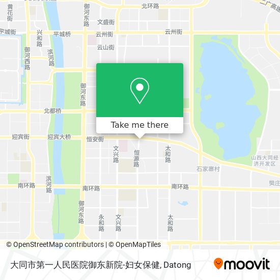 大同市第一人民医院御东新院-妇女保健 map