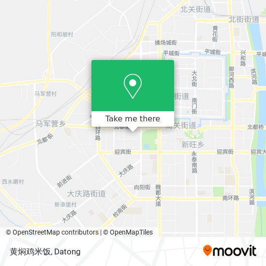 黄焖鸡米饭 map