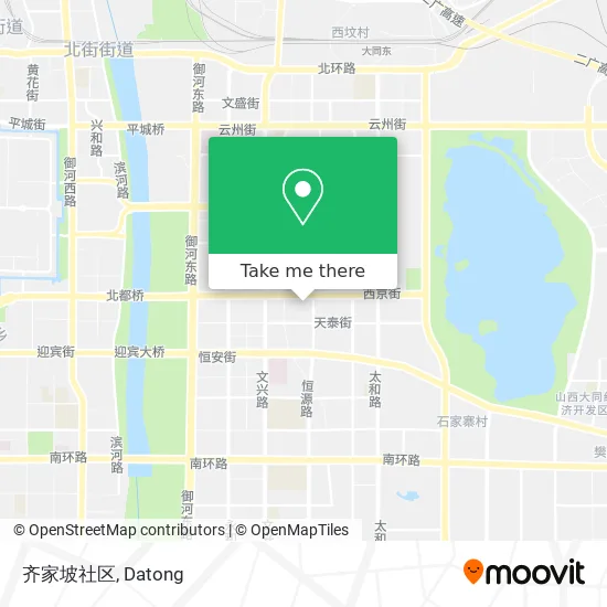 齐家坡社区 map