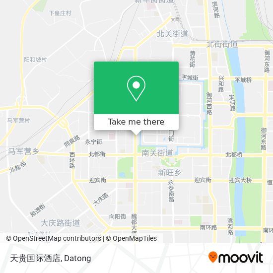 天贵国际酒店 map